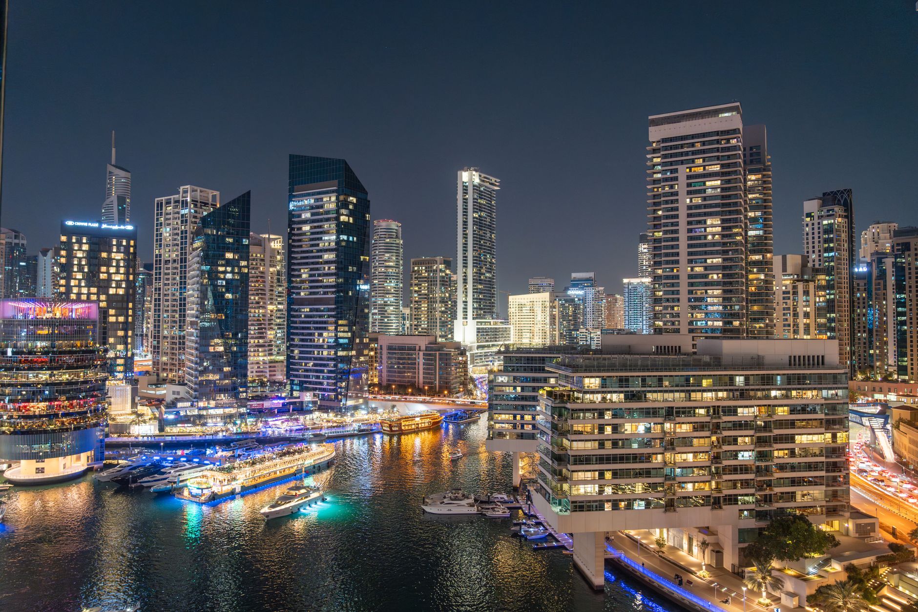 Dubai skyline — destination city for flights from Cairo